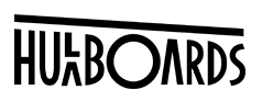 hula boards logo – black